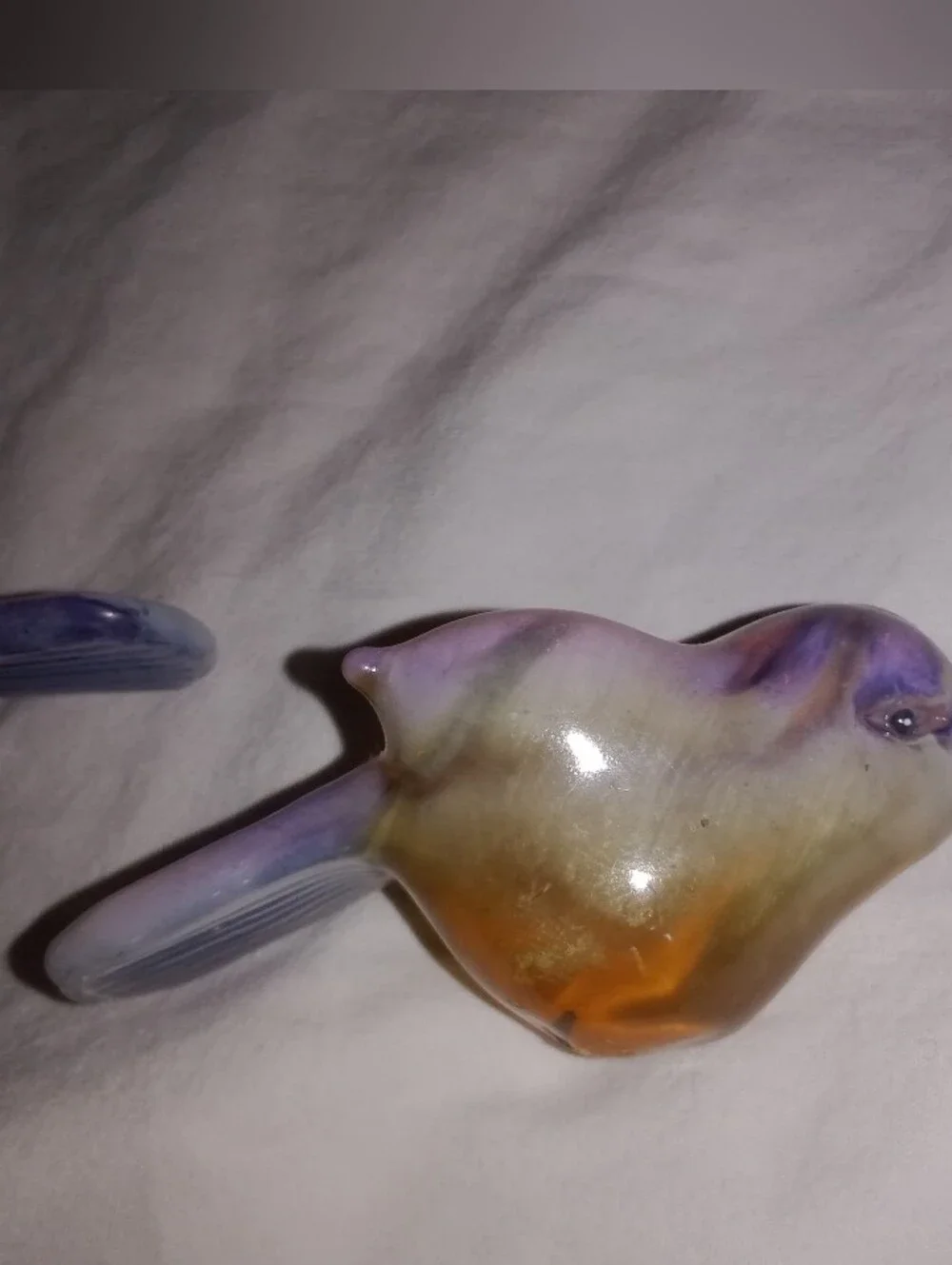 Vintage Glass Birds Crafting Decor Gnome Town Collectible Set Of 3